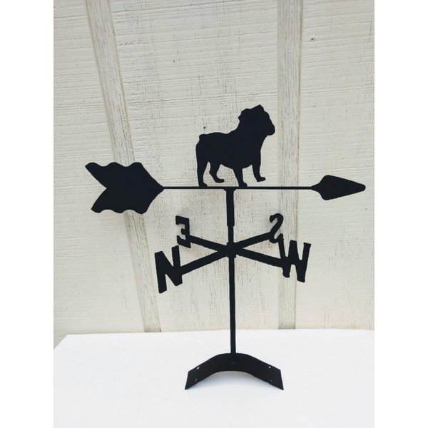 The Lazy Scroll The Lazy Scroll bulldogroof English Bulldog Roof Mount Weathervane bulldogroof